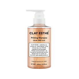 CLAY ESTHE クレイエステ プライミング シャンプー ピンククレイ 400ml [ ヘアケア シャンプー スカルプ 頭皮ケア]【美容室ALBUM/サロン専売品/正規品/あす楽】