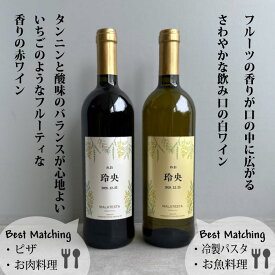 出産 出産内祝 出産内祝い 内祝 内祝い お祝い ギフト 赤ちゃん ワイン 可愛い ラベル 化粧箱入り 名入れワイン 名前入りワイン プレゼント ボトル名入れ ワイン マラテスタ 紅白セット 750ml イタリアワイン IGT ミディアムボディ やや辛口 al203