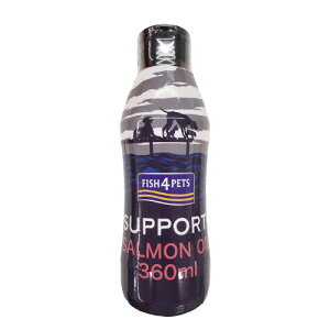 �yFISH4PETS�zSUPPORT SALMON OIL / �t�B�b�V���t�H�[�y�b�c �T�|�[�g �T�[�����I�C���@360ml��
