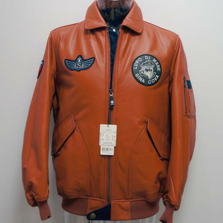 楽天市場】(SALE)シナコバ・23 秋冬 AW 新作・羊革 レザー ブルゾン(L 