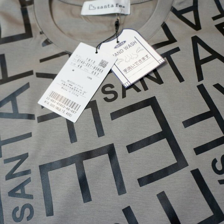 楽天市場】(SALE)サンタフェ・22 春夏 SS 新作・総柄 半袖 Tシャツ(M 