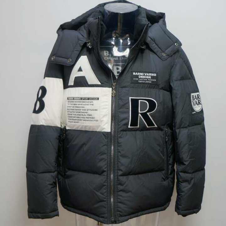 楽天市場】(SALE)バーニヴァーノ・22 秋冬 AW 新作(3L)BAR柄 ダウン 