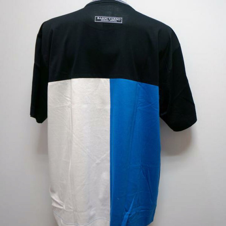 楽天市場】バーニヴァーノ・BVワッペン 配色切り替え 半袖Tシャツ(LL 