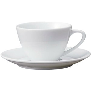 コーヒーカップ 5客 セット TY001 カップ＆ソーサー 磁器 美濃焼 日本製 食洗機対応 電子レンジ対応 カフェ 喫茶店 店舗 来客用 シンプル かわいい おしゃれ 白 ホワイト