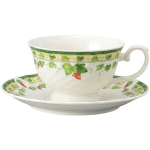 コーヒーカップ コーヒー碗皿 ピオニー高台 カップ&ソーサー 磁器 美濃焼 日本製 喫茶店 カフェ レストラン 食器 食洗機可 電子レンジ可 セット おしゃれ かわいい シンプル 業務用