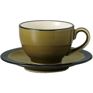 コーヒーカップ コーヒー碗皿 BlackRust コーヒー碗皿 (O) カップ&ソーサー 磁器 美濃焼 日本製 喫茶店 カフェ レストラン 食器 食洗機可 電子レンジ可 セット おしゃれ かわいい シンプル