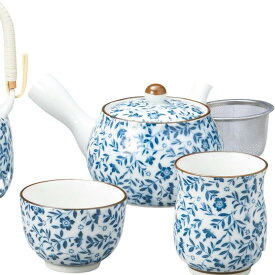 急須 ポット 有田焼 野花 中 急須 茶器 日本製 陶器 おしゃれ かわいい 食洗機対応 カフェ 来客用 業務用 お茶