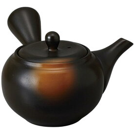 急須 ポット 黒泥からし吹き急須（帯アミ）茶器 日本製 陶器 おしゃれ かわいい 食洗機対応 カフェ 来客用 業務用 お茶 美濃焼