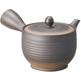 急須 ポット 焼締碗型千段急須（さわやかアミ） 美濃焼 日本製 陶器 おしゃれ かわいい 食洗機対応 カフェ 来客用 業務用 お茶