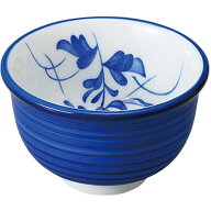 湯呑 ゆのみ 煎茶碗 千茶碗 呉須巻中菊厚口 陶器 湯呑み茶碗 日本製 美濃焼 食洗機対応 電子レンジ対応 …