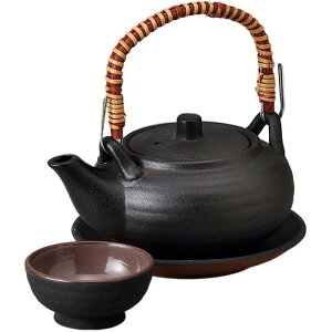 黒釉丸形 土瓶むし 土瓶蒸し 急須型 土瓶 蒸し器 おしゃれ