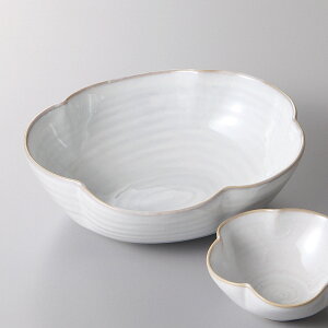 刺身皿 刺身鉢 白花型刺身鉢 千代口 セット 和食器 さしみ お造り 料亭 中鉢 刺身 業務用 小料理屋 会席料理 向付 食堂 陶器 日本製 美濃焼