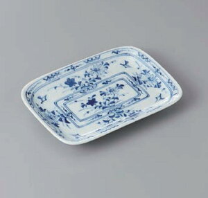 長角皿 焼物皿 間取桔梗 長角皿 焼物皿 皿 プレート 焼き物皿 角皿 魚皿 焼き魚 長い皿 四角皿 おしゃれ 日本製 美濃焼 食洗機対応 電子レンジ対応