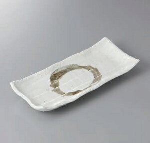 長皿 長角皿 プレート 白マット水晶サンマ皿 焼魚 焼き魚 魚皿 長い皿 さんま皿 サンマ皿 おしゃれ 日本製 美濃焼 食洗機対応 電子レンジ対応