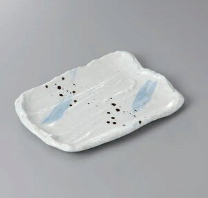 長角皿 焼物皿 涼風22cm 焼物皿 皿 プレート 焼き物皿 角皿 魚皿 焼き魚 長い皿 四角皿 おしゃれ 日本製 美濃焼 食洗機対応 電子レンジ対応