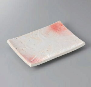 長角皿 焼物皿 桜志野 焼物皿 皿 プレート 焼き物皿 角皿 魚皿 焼き魚 長い皿 四角皿 おしゃれ 日本製 美濃焼 食洗機対応 電子レンジ対応