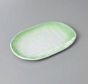 長角皿 焼物皿 ヒワ吹格子小判多用皿 皿 プレート 焼き物皿 角皿 魚皿 焼き魚 長い皿 四角皿 おしゃれ 日本製 美濃焼 食洗機対応 電子レンジ対応