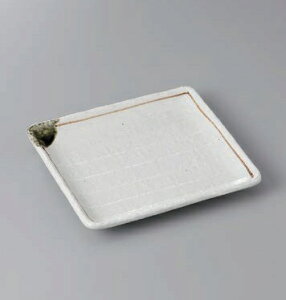 長角皿 焼物皿 志野茶ライン7.0多用皿 皿 プレート 焼き物皿 角皿 魚皿 焼き魚 長い皿 四角皿 おしゃれ 日本製 美濃焼 食洗機対応 電子レンジ対応