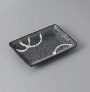 長角皿 焼物皿 潮流し6.0 焼物皿 皿 プレート 焼き物皿 角皿 魚皿 焼き魚 長い皿 四角皿 おしゃれ 日本製 美濃焼 食洗機対応 電子レンジ対応