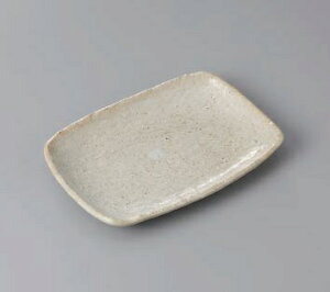 長角皿 焼物皿 粉引き6.0寸 長角皿 焼物皿 皿 プレート 焼き物皿 角皿 魚皿 焼き魚 長い皿 四角皿 おしゃれ 日本製 美濃焼 食洗機対応 電子レンジ対応