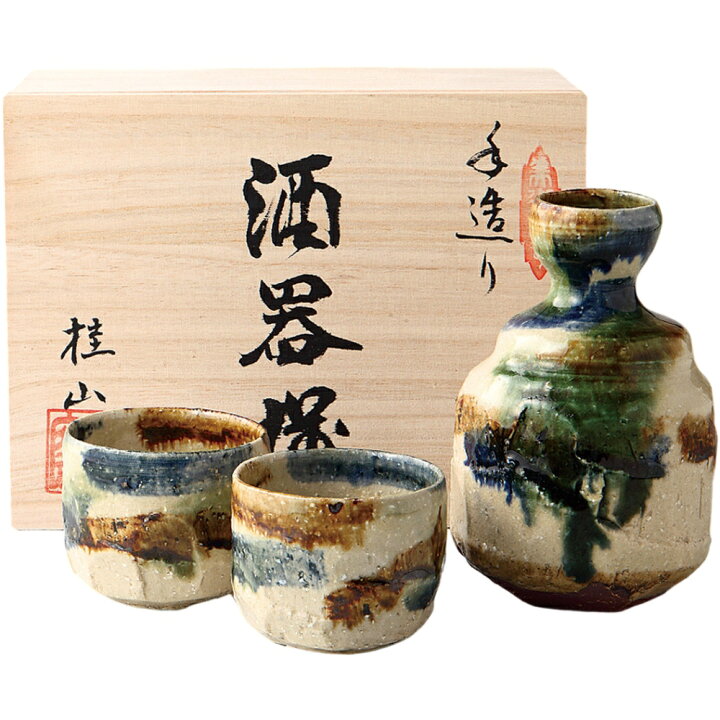 楽天市場】酒器セット 徳利 とっくり おちょこ セット 桂山作 手造り 