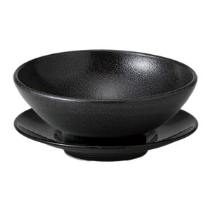 ラーメン どんぶり 黒ゆず 22cm高台ボール&黒ゆず 22cm敷皿 日本製 美濃焼 丼 ドンブリ 丼ぶり 麺鉢 ラーメン鉢 中華そば オシャレ おしゃれ 電子レンジ対応 食洗機対応