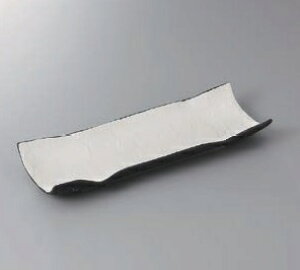 銀和紙模様付出皿 付き出し皿 突き出し お通し 業務用 長角皿 長い皿 長皿 日本製 美濃焼 おしゃれ 食洗機対応 電子レンジ対応