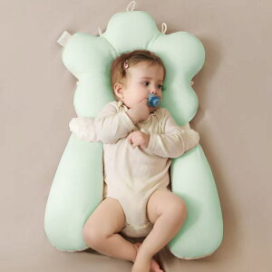 Bebiborn 赤ちゃん枕 スライド式調整 向き癖防止枕 丸洗いOK 花形5点サポート 絶壁頭 斜頭 頭型ケア 吐き戻し/寝返り/絶壁防止 新生児 男女兼用 出産祝い ギフト プレゼント