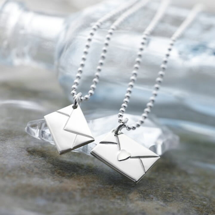 楽天市場】ペアネックレス 大人 無料刻印 Love Letter Silver FISS 