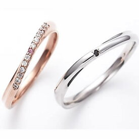 結婚指輪 マリッジリング ペアリング K10 ゴールド 刻印無料 LSR0660PK-WG K10 10K Lovers & Ring True Love ゴールド ペアリング ペア指輪 マリッジリング プロポーズ ピンクゴールド ホワイトゴールド 送料無料 2本セット