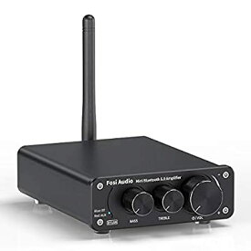Fosi Audio BT10A ステレオアンプ 50W x 2 電源アダプタ付き(Bluetooth 5.0)