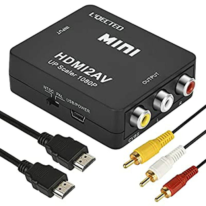楽天市場】L'QECTED HDMI RCA 変換コンバーター HDMI to AV コンポジット変換 hdmi からrca 1080P 音声出力可 HDMIからアナログに変換アダプタ PS3 PS4 Xbox USB/HDMI/RCA : ALENSTORE