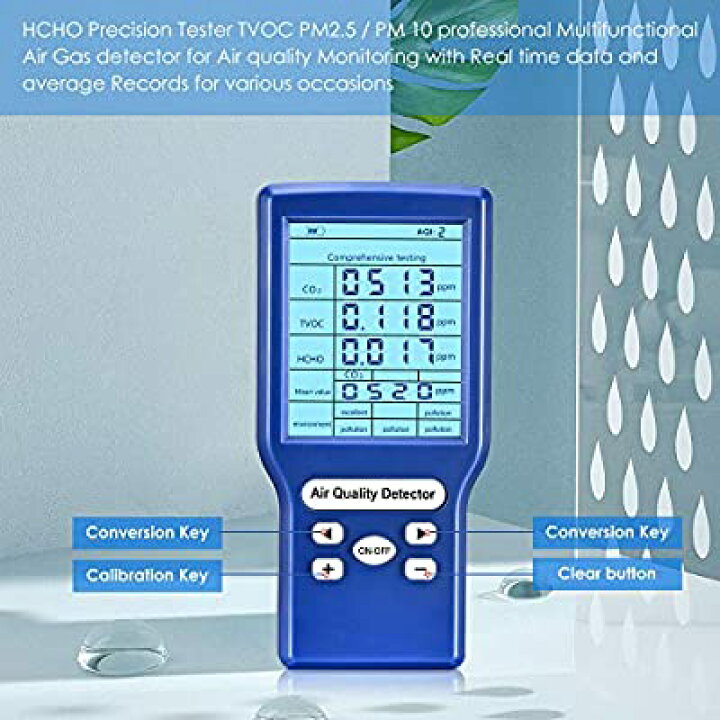 16358円 ファッション通販 TQQ Detector Analyzer 0-5ppm O3メーターハンドヘルドテスターカウンターオゾンエアガス検知器温度とハム