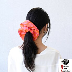 最強配送 マリメッコ marimekko シュシュ Ruusunkukka Unikko コーラル×オレンジ 091178 029 北欧雑貨 【RSL】