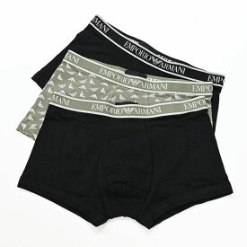 【スペシャルラッピング付】 エンポリオ アルマーニ EMPORIO ARMANI ボクサーパンツ 3枚セット 包装紙23種類から選べる 下着 アンダーウェア ブランドロゴ 3パック 全4サイズ メンズ spw_fawr_under