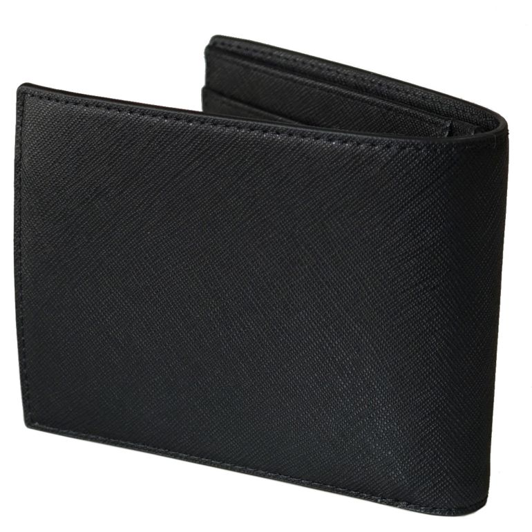 メンズファッション 財布、帽子、ファッション小物 エンポリオ アルマーニ EMPORIO ARMANI 二つ折り財布 メンズ ブラック Y4R165 Y020V 81072 |  Alevel（エイレベル）
