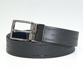 エンポリオ アルマーニ ベルト EMPORIO ARMANI メンズ ブラック 幅3.5cm ストリンガシステム対応 リバーシブル Y4S426 YTU5J 88045【スペシャルラッピングB対応(別売り)】