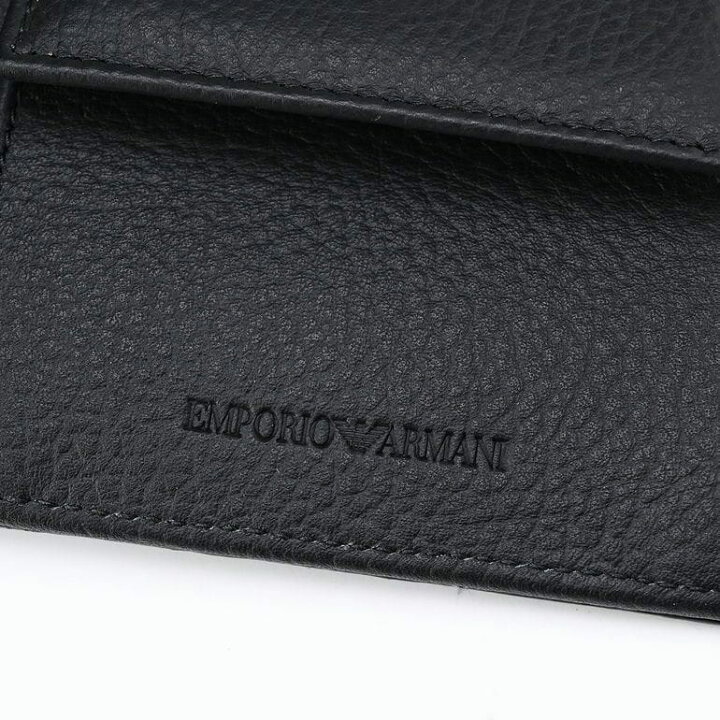 楽天市場】エンポリオ アルマーニ EMPORIO ARMANI 二つ折り財布 オール  