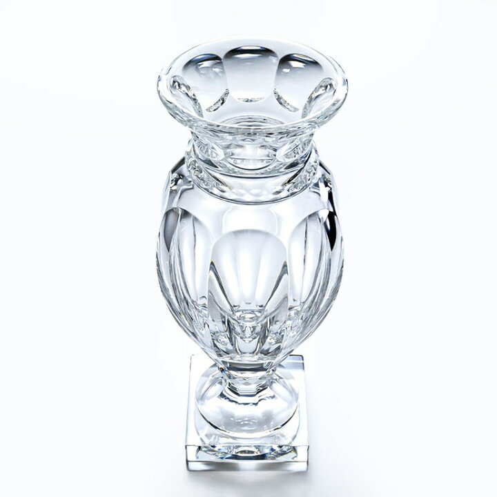 ☆Baccarat バカラ エディス 八角形 フラワーベース クリスタル 厚く 