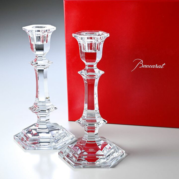 楽天市場】【名入れ可有料】バカラ Baccarat キャンドルスティック 
