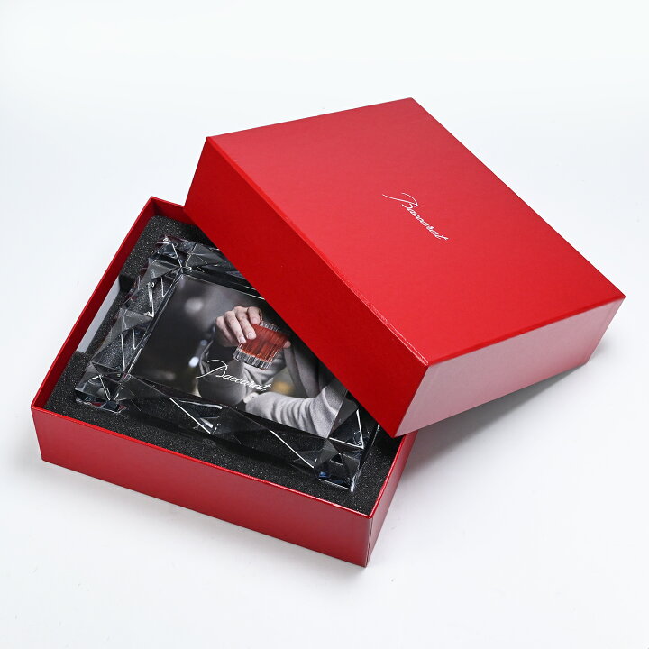 楽天市場】【名入れ可有料】バカラ Baccarat フォトフレーム 横型 
