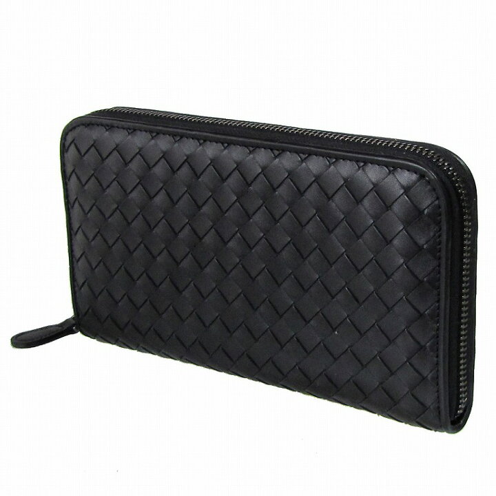 楽天市場】ボッテガヴェネタ 財布 BOTTEGA VENETA ラウンド式 ブラック 