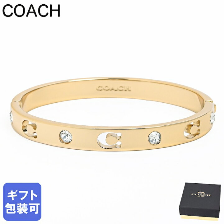 楽天市場】コーチ COACH バングル ブレスレット Cロゴ クリスタル 