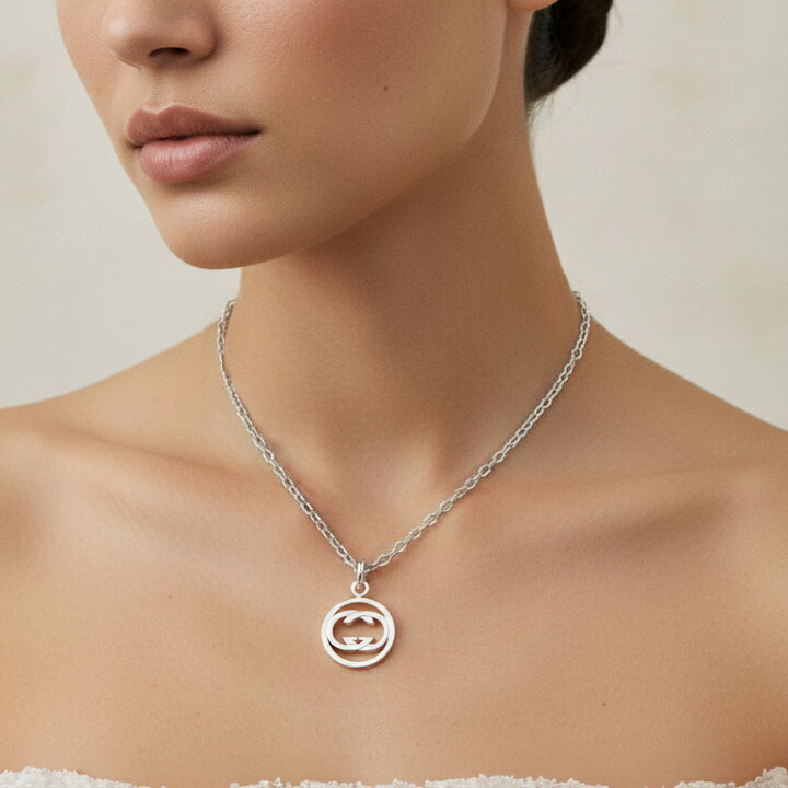 楽天市場】グッチ GUCCI ネックレス ジュエリー GGロゴ ペンダント 
