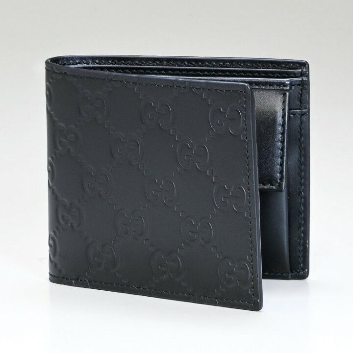 楽天市場】グッチ GUCCI 二つ折り財布 AVEL グッチシマ シグネチャー 