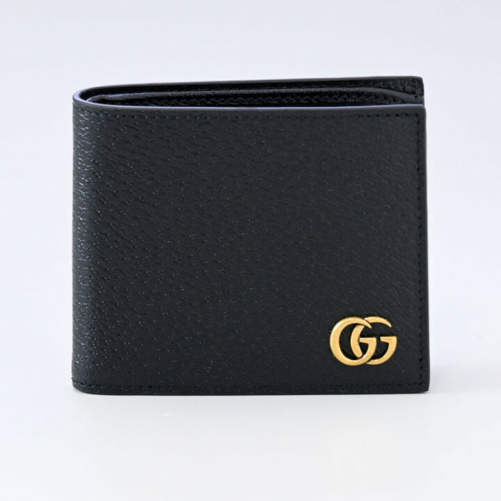 楽天市場】グッチ GUCCI 二つ折り財布 メンズ 札入れ 小銭入れなし GG 