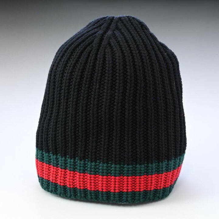 楽天市場】グッチ GUCCI ニットキャップ ニット帽 ウェビングライン  