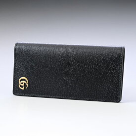 【エントリー10倍★24日20:00から27日9:59】グッチ GUCCI 長財布 財布 メンズ 小銭入れなし DOLLAR ダラーカーフ ブラック 436023 DJ20T 1000 箔押し名入れ可有料 【スペシャルラッピングB対応(別売り)】