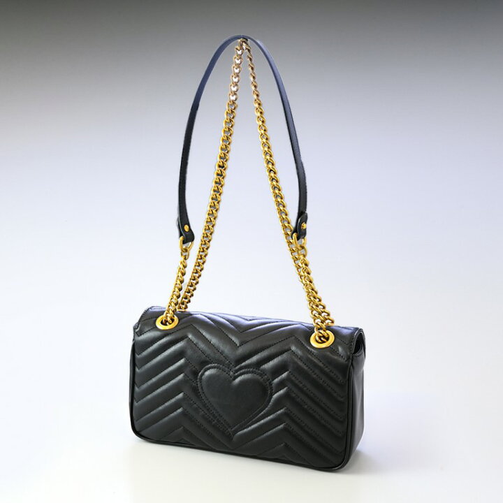 楽天市場】グッチ GUCCI バッグ レディース GGマーモント キルティング  
