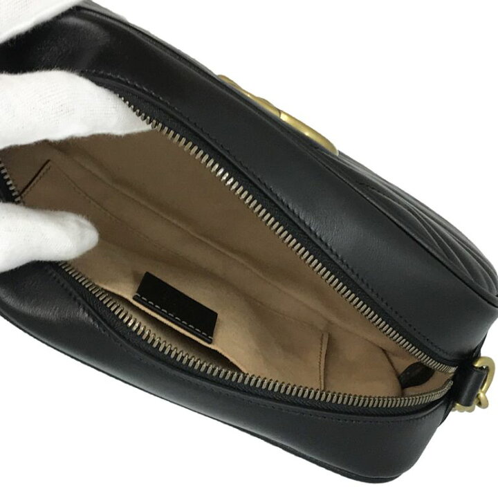 楽天市場】グッチ GUCCI バッグ レディース GGマーモント キルティング 
